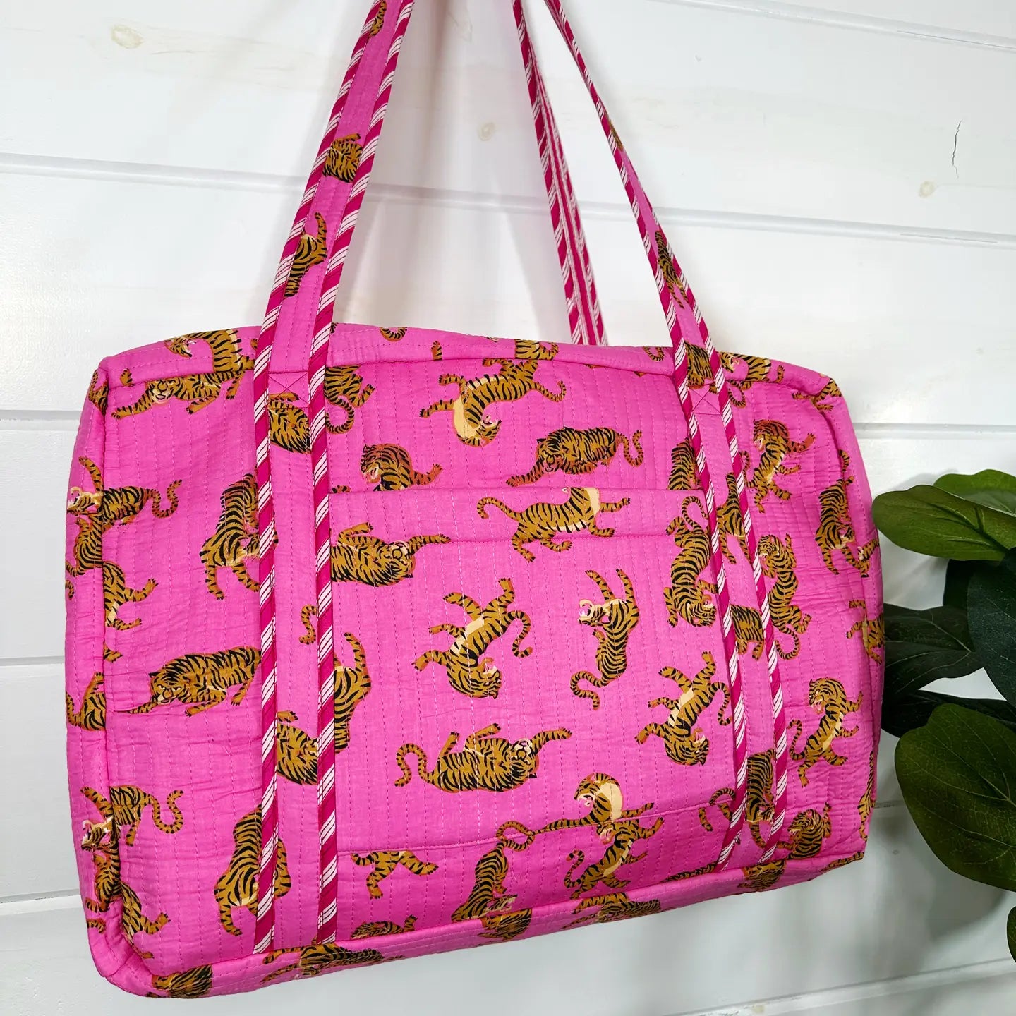 Pink Tiger Qulited Weekender