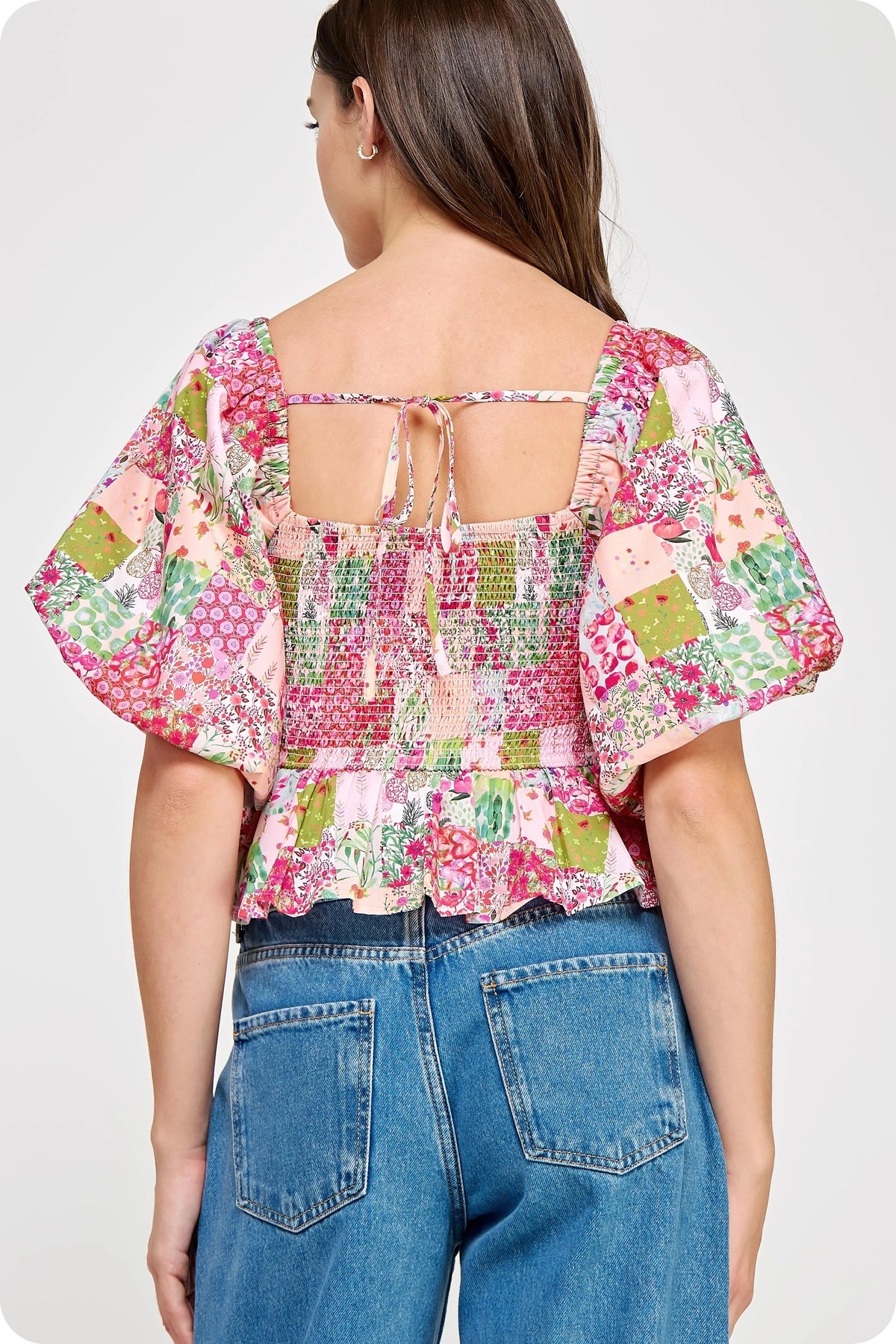 Pierce Patchwork Blouse