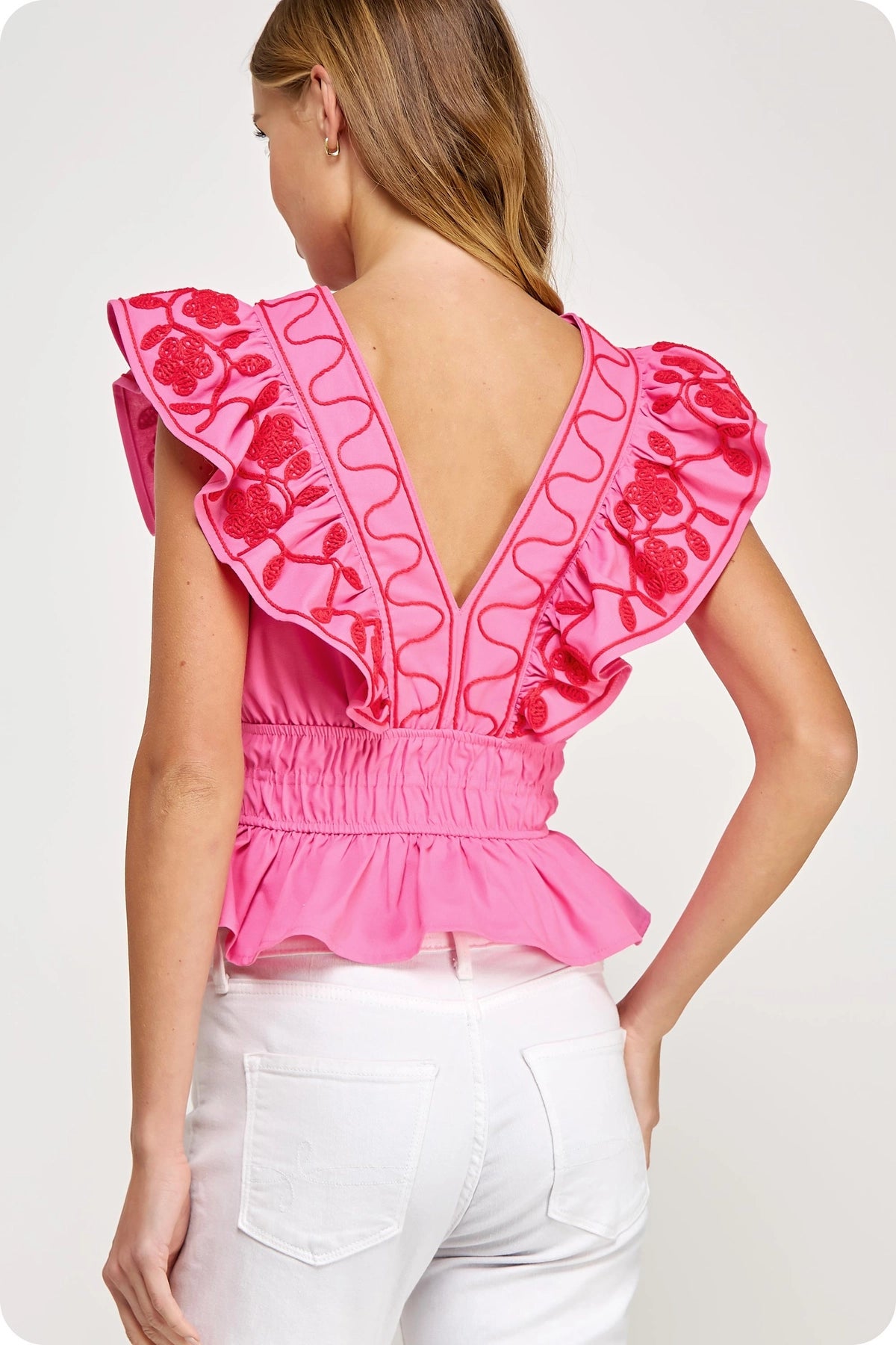 Erin Embroidered Top