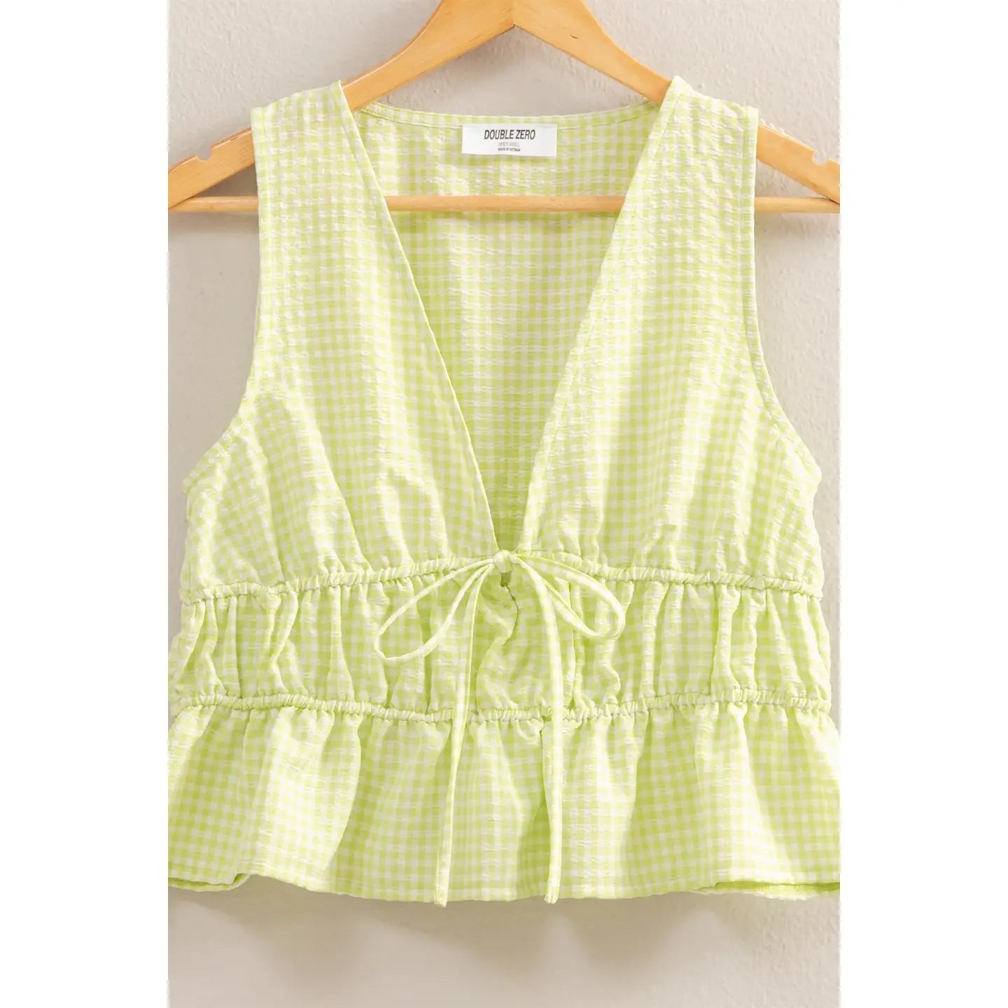 Spring Fling Gingham Top