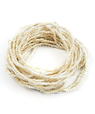 Seed Bead Stack Bracelet - Natural
