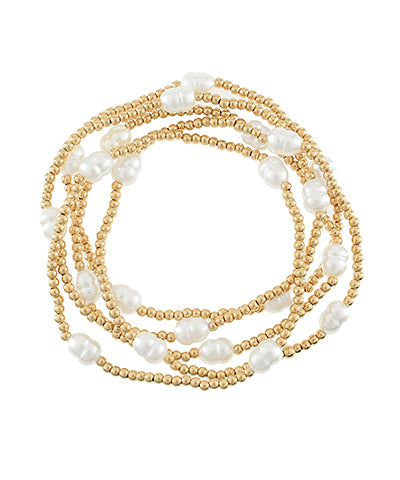 Pearl Stack Bracelets