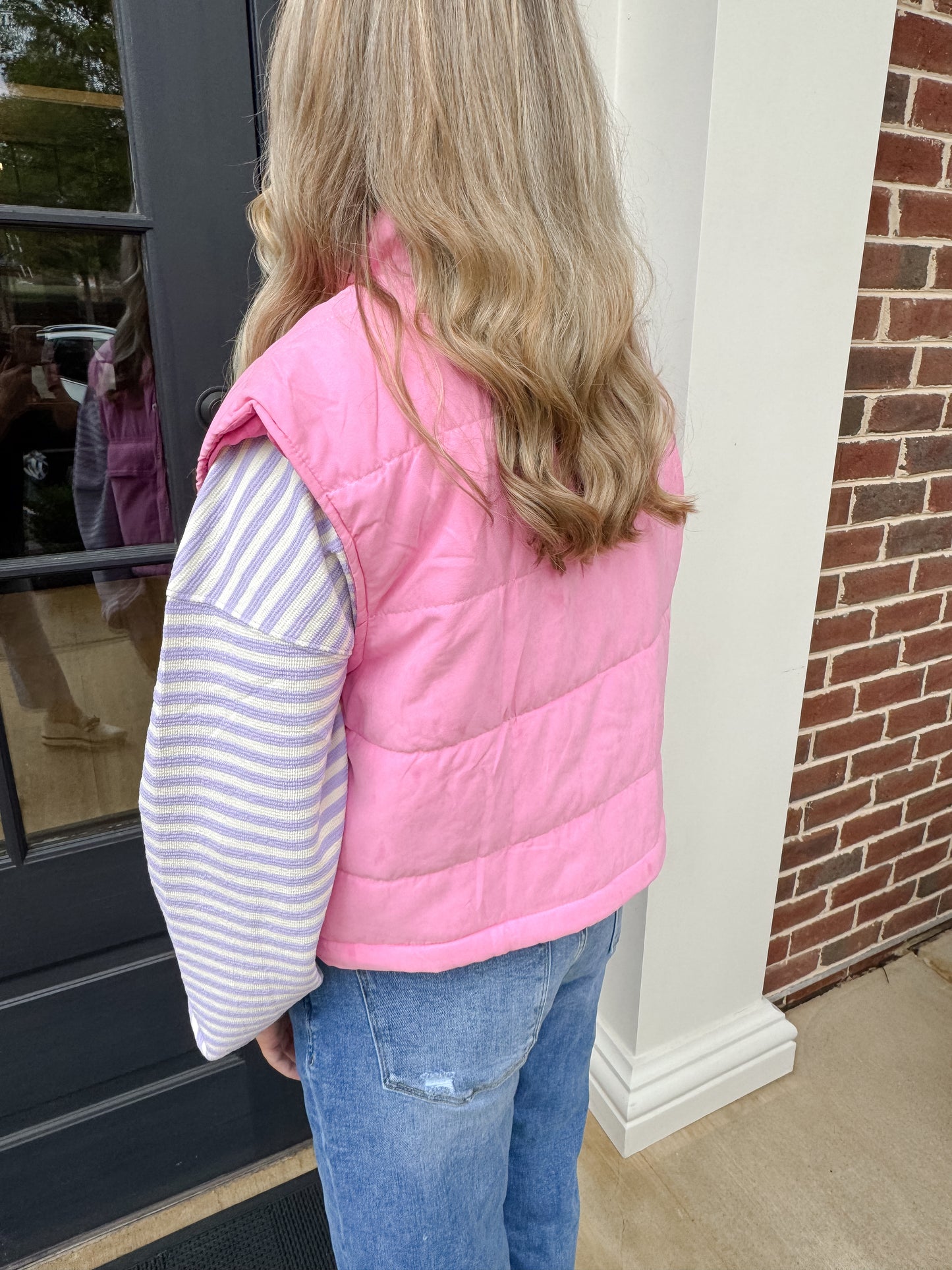 Pink Parfait Puffer Vest