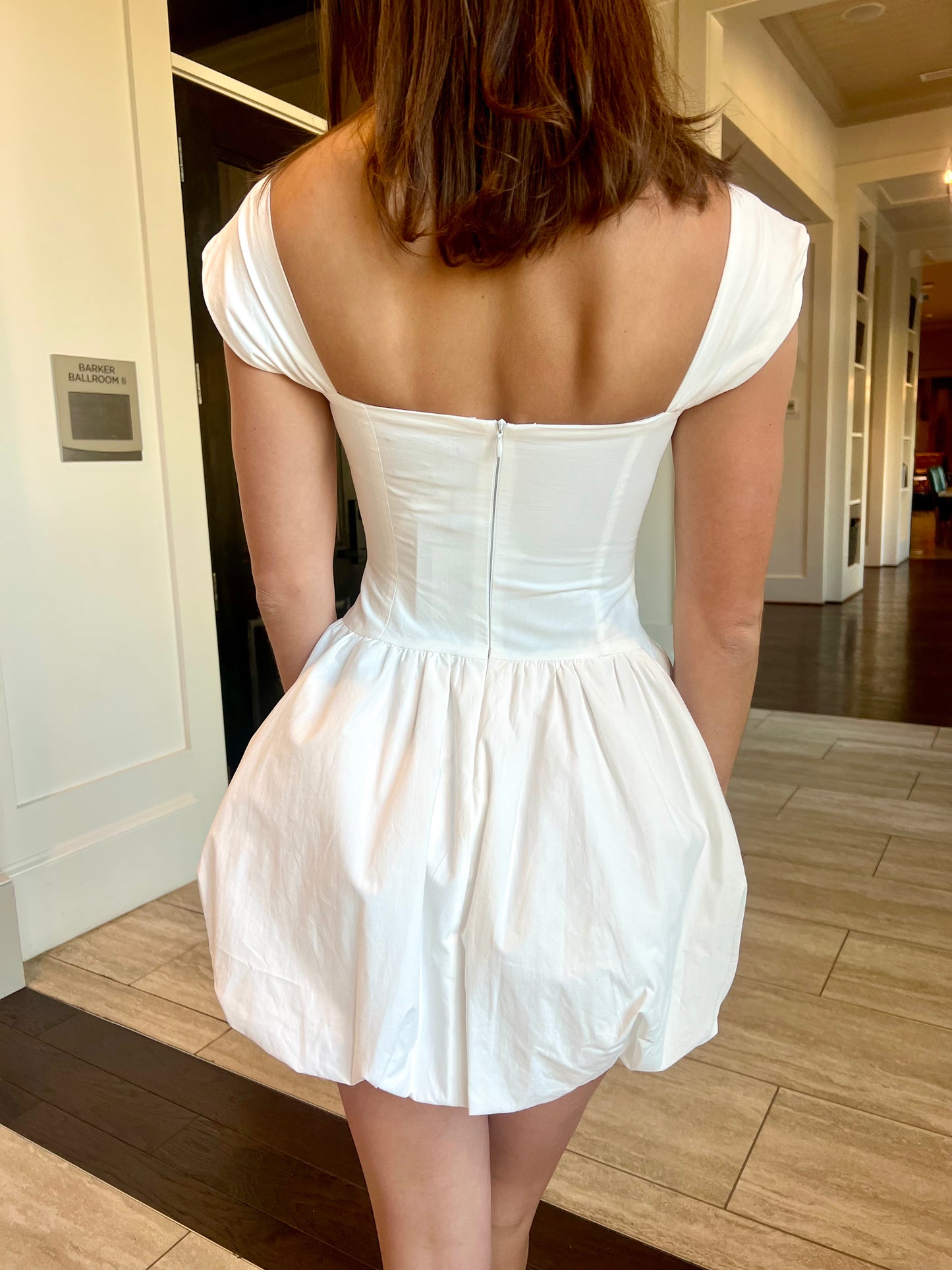 White Bubble Dress