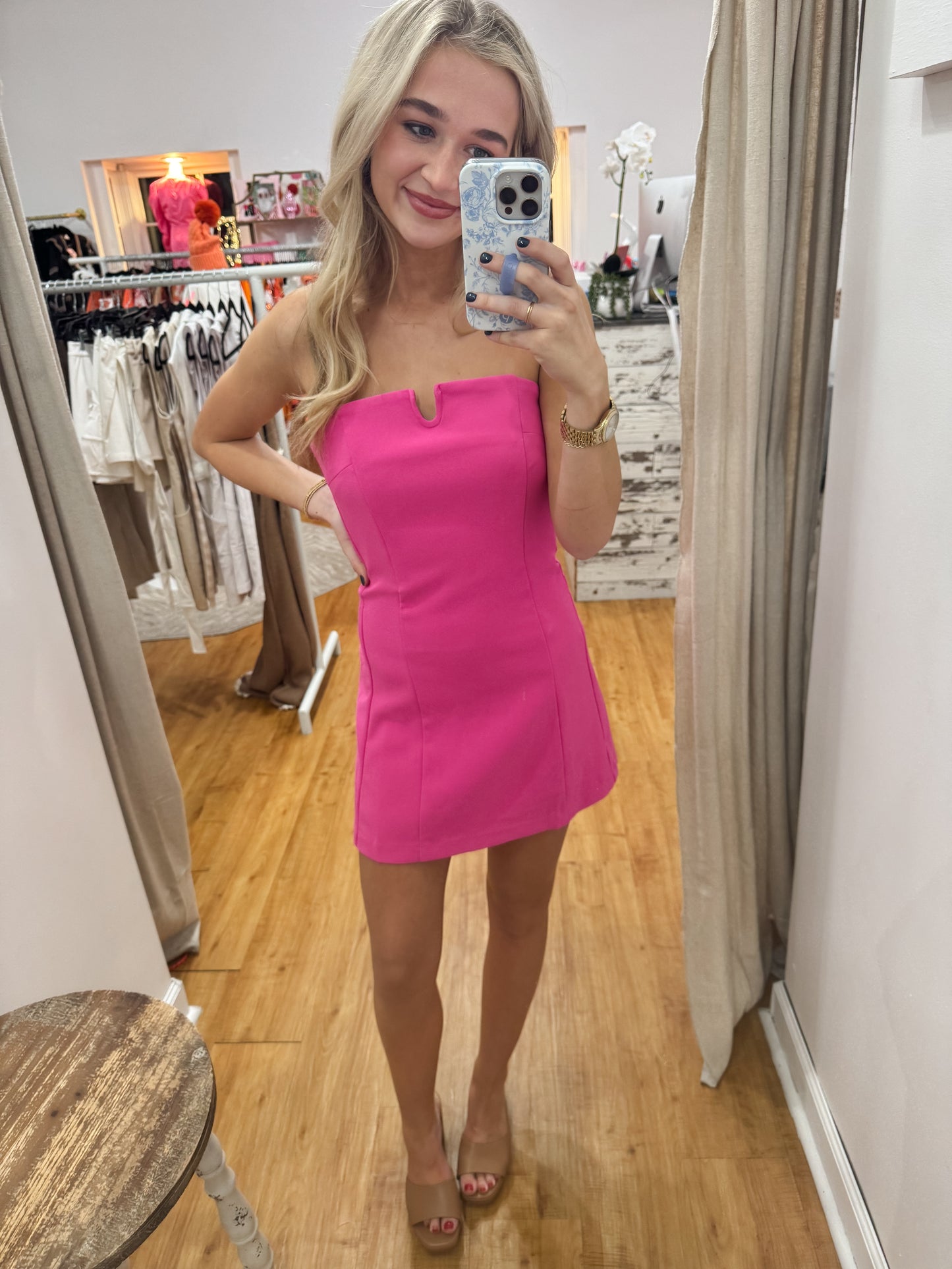 Feisty Fuschia Dress