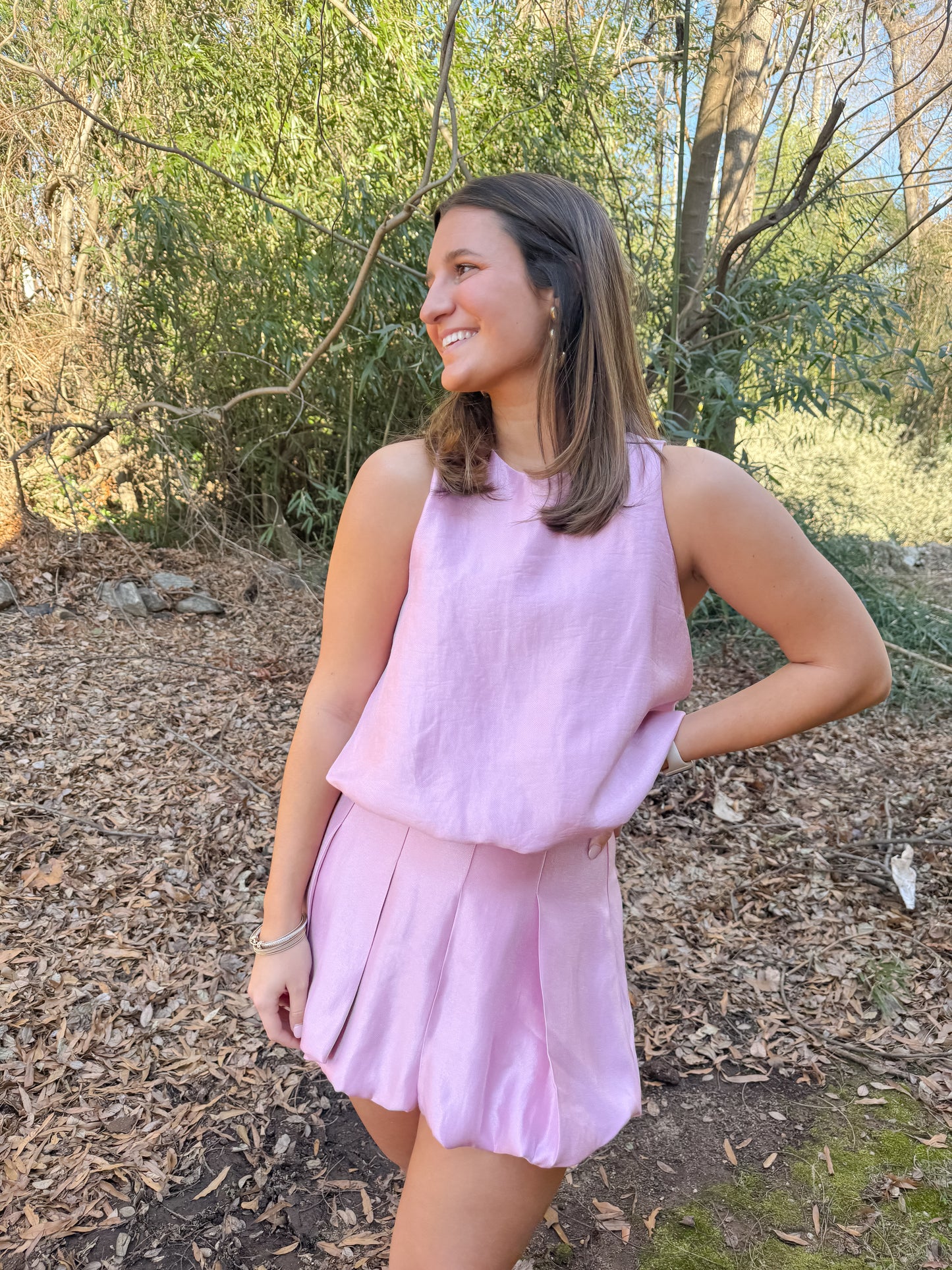 Blush Pink Bubble Skirt