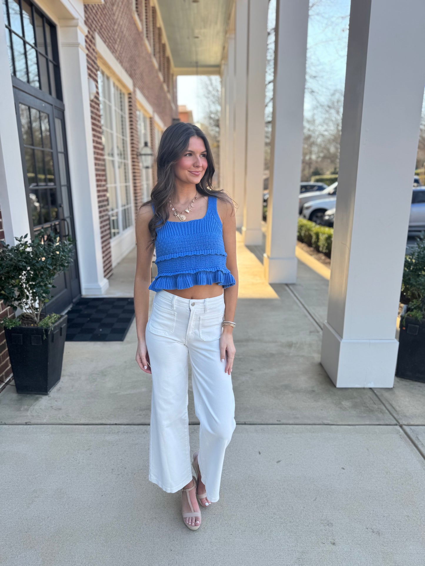 White Polly Pocket Jeans - Just Black Denim
