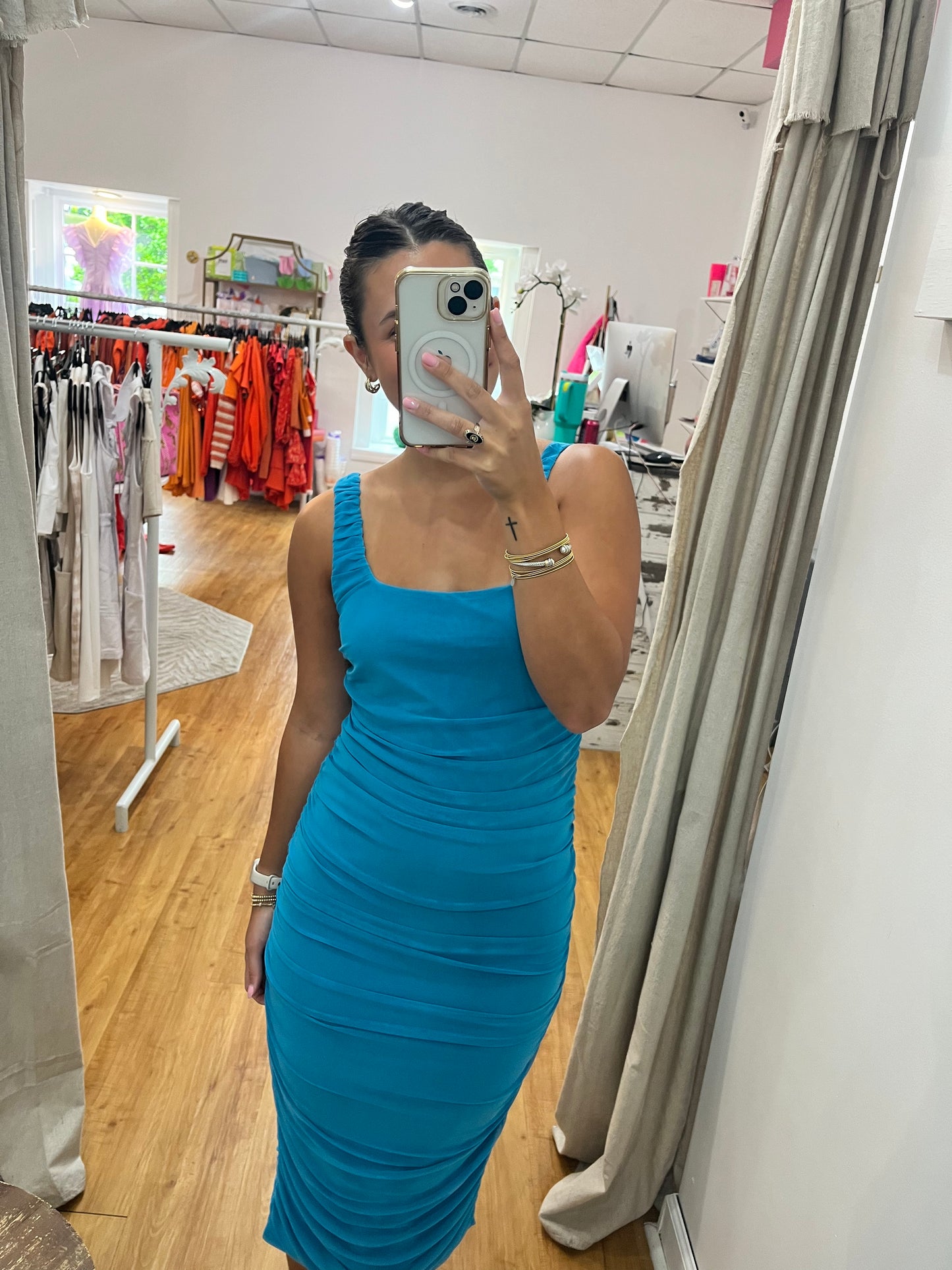 Bali Turquoise Dress