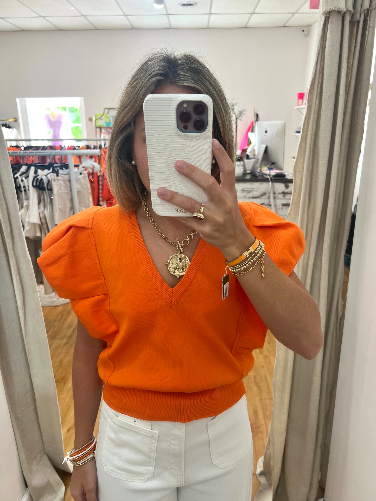 Ophelia Orange Top