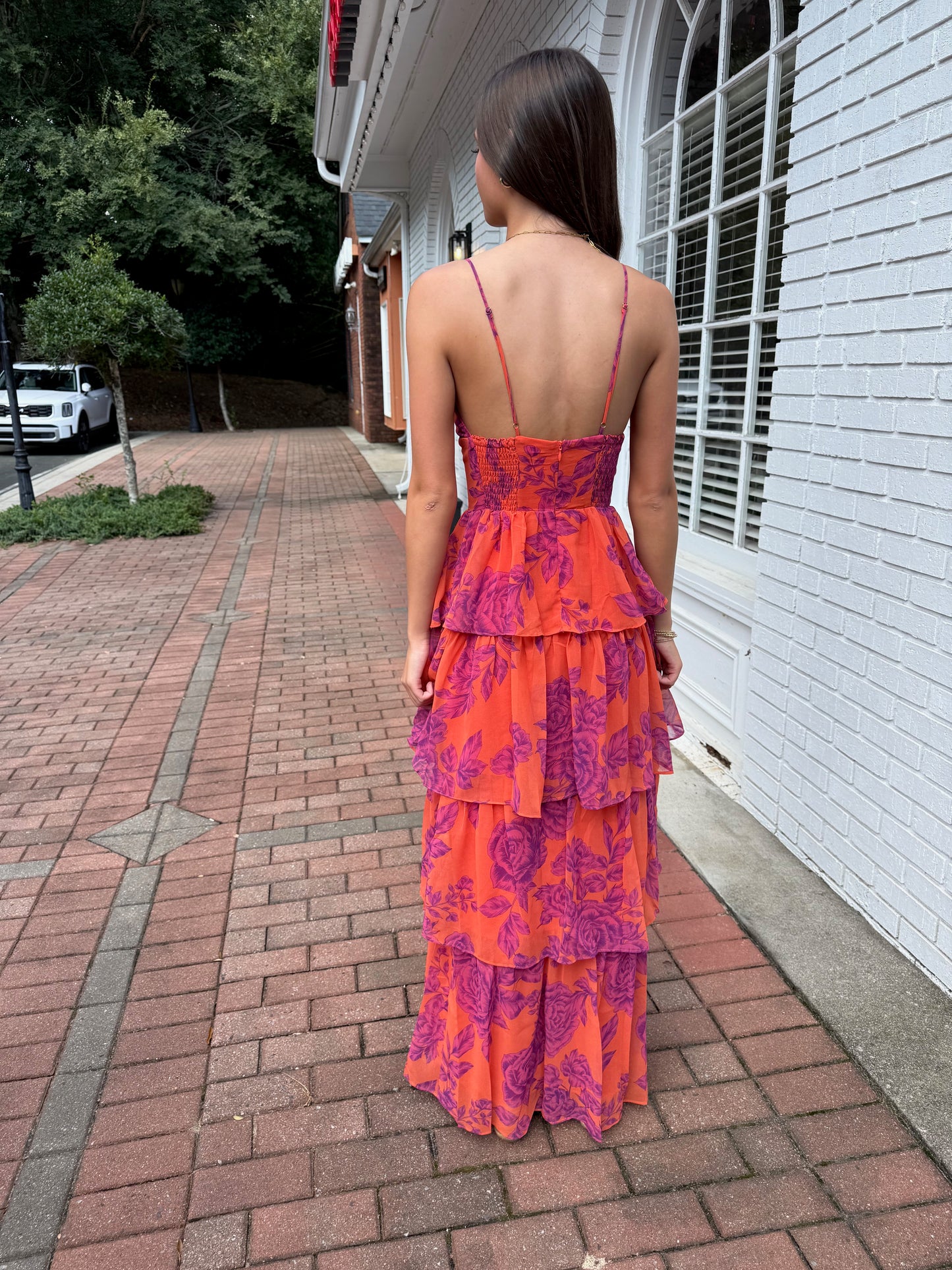 Skyline Floral Midi Dress
