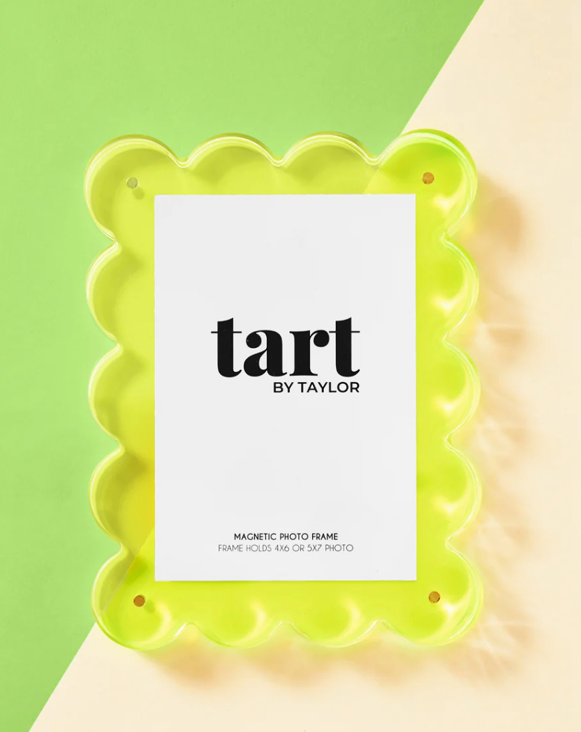 Neon Lime Acrylic Frame
