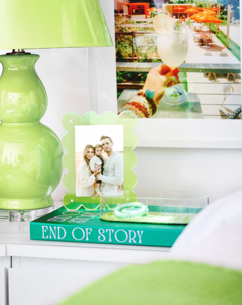 Neon Lime Acrylic Frame