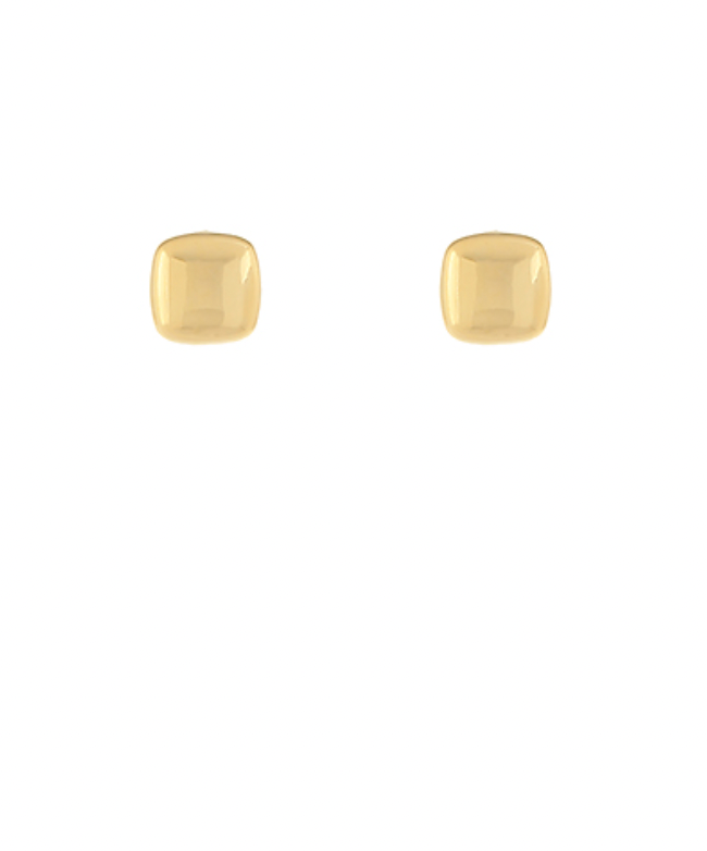 Golden Chic Square Studs