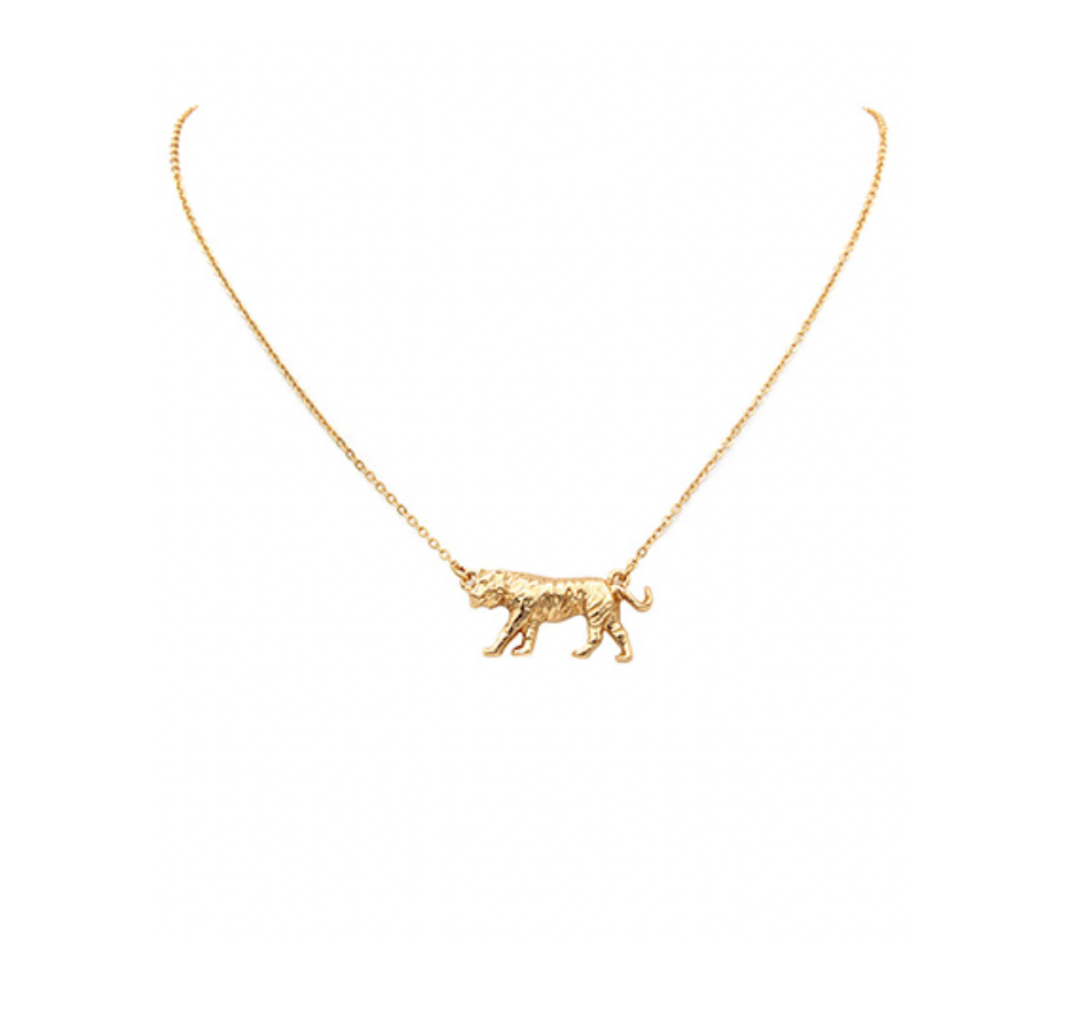 Fierce Tiger Pendant Necklace
