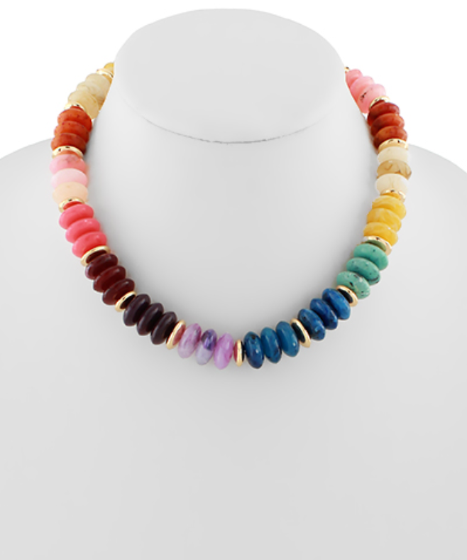 Color Pop Beaded Necklace