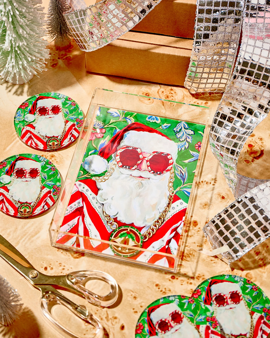 Swanky Santa Small Tray