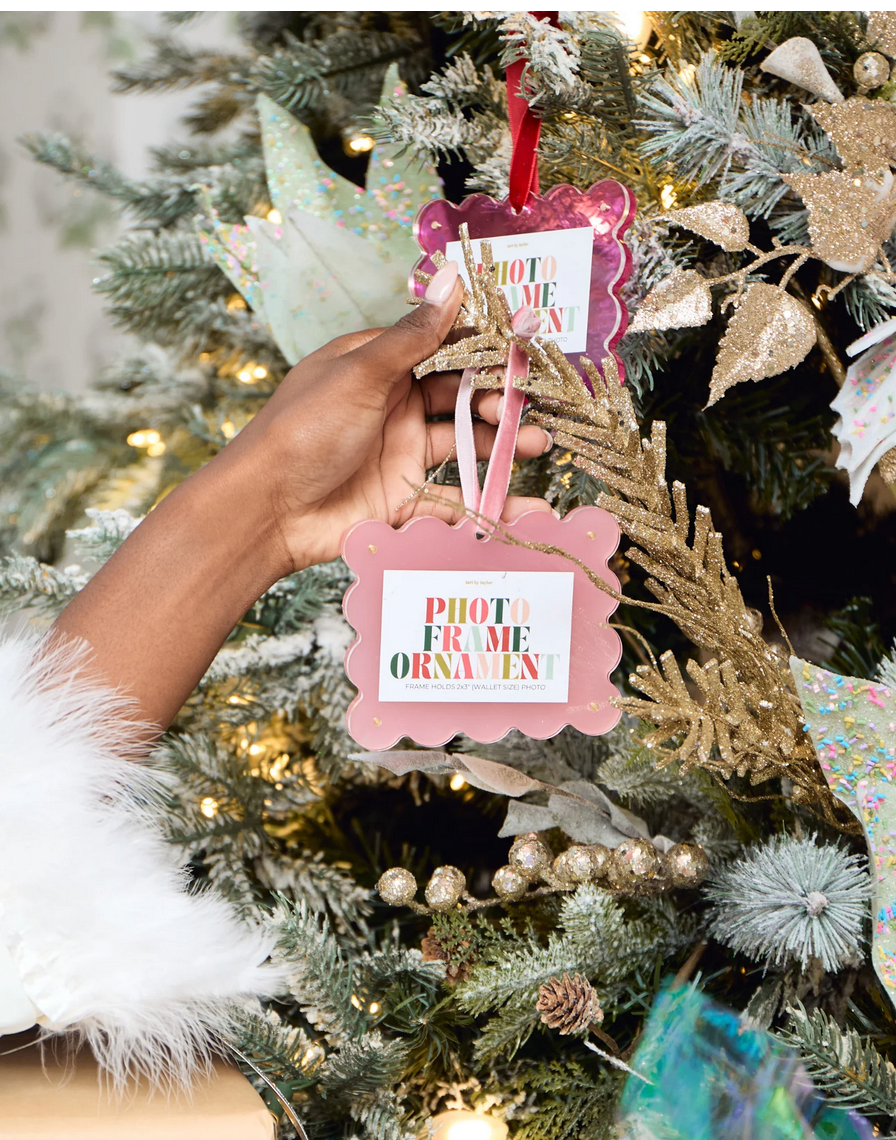 Light Pink Frame Ornament