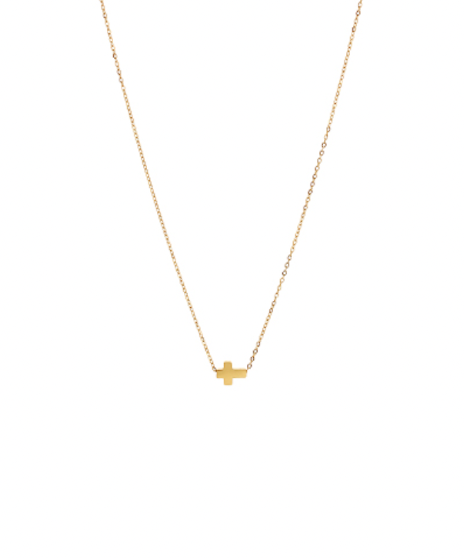 Mini Cross Necklace