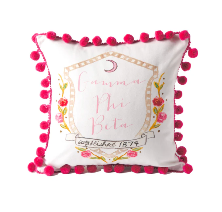 Pom Pom Sorority Pillow