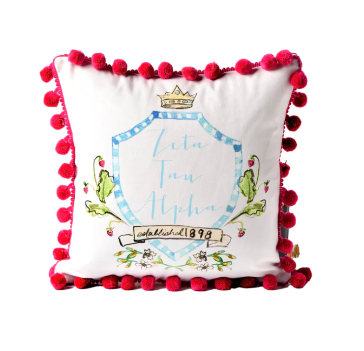 Pom Pom Sorority Pillow