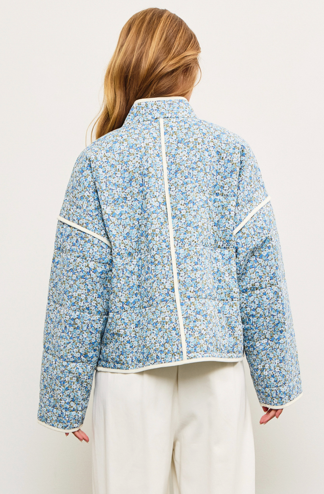 Magnolia Bloom Quilted Jacket