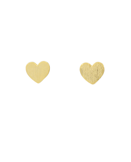 Little Gold Heart Studs