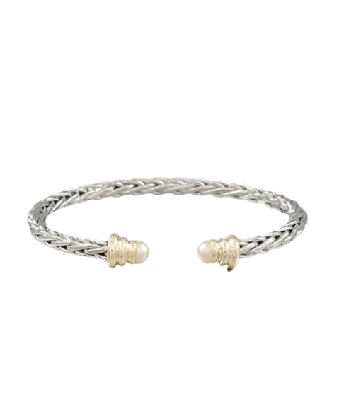 Two Toned Pearl Cuff