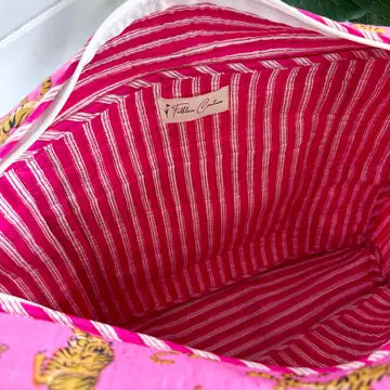 Pink Tiger Qulited Weekender