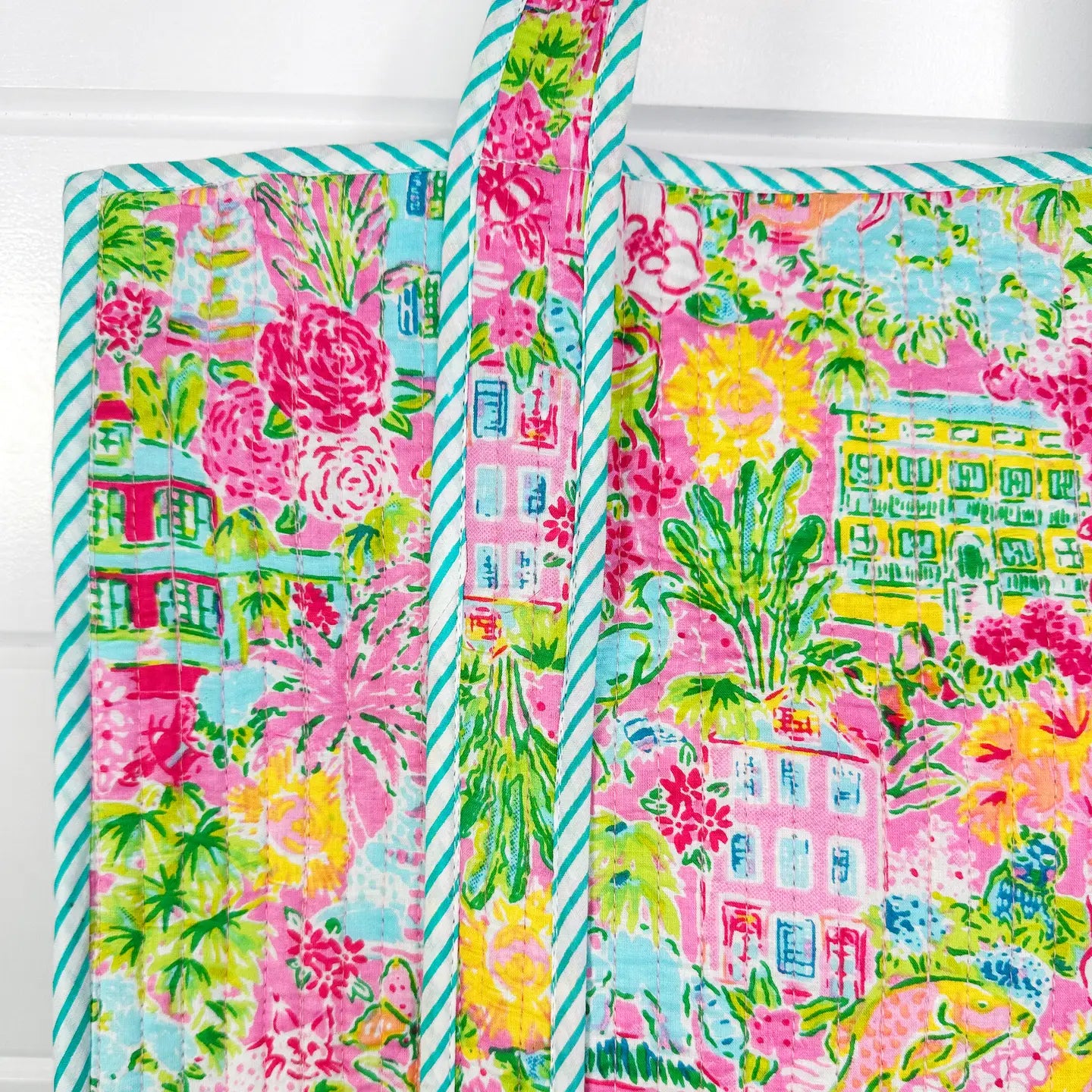 Quilted Tote Bag | Summertime