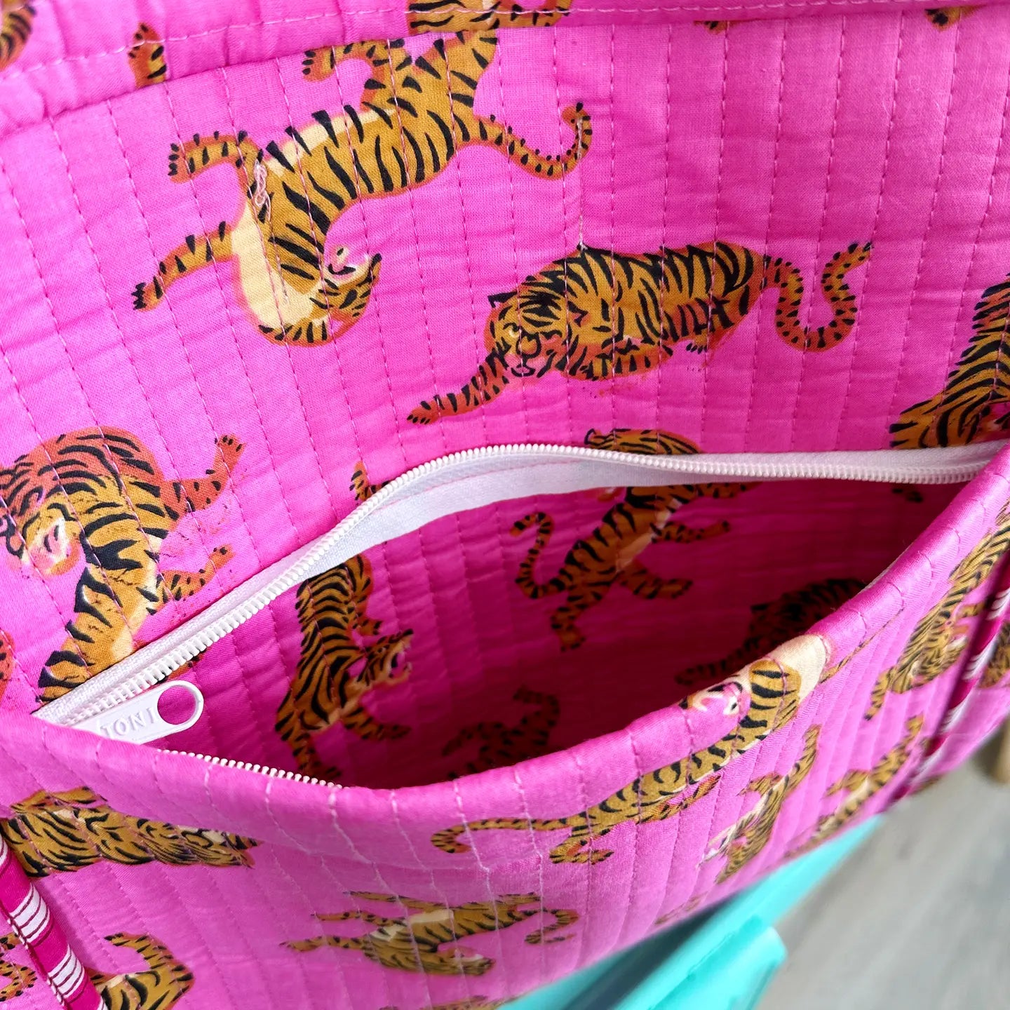 Pink Tiger Qulited Weekender