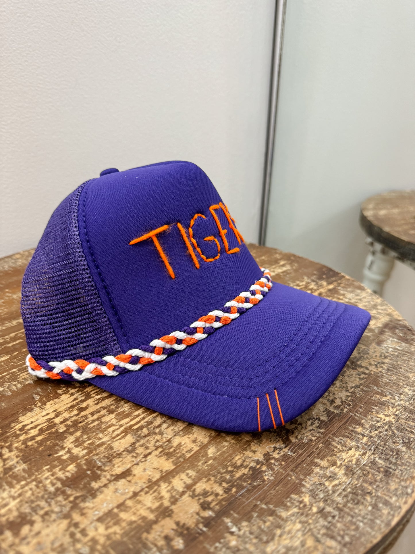 Tipsy Thread Tiger Trucker Hat