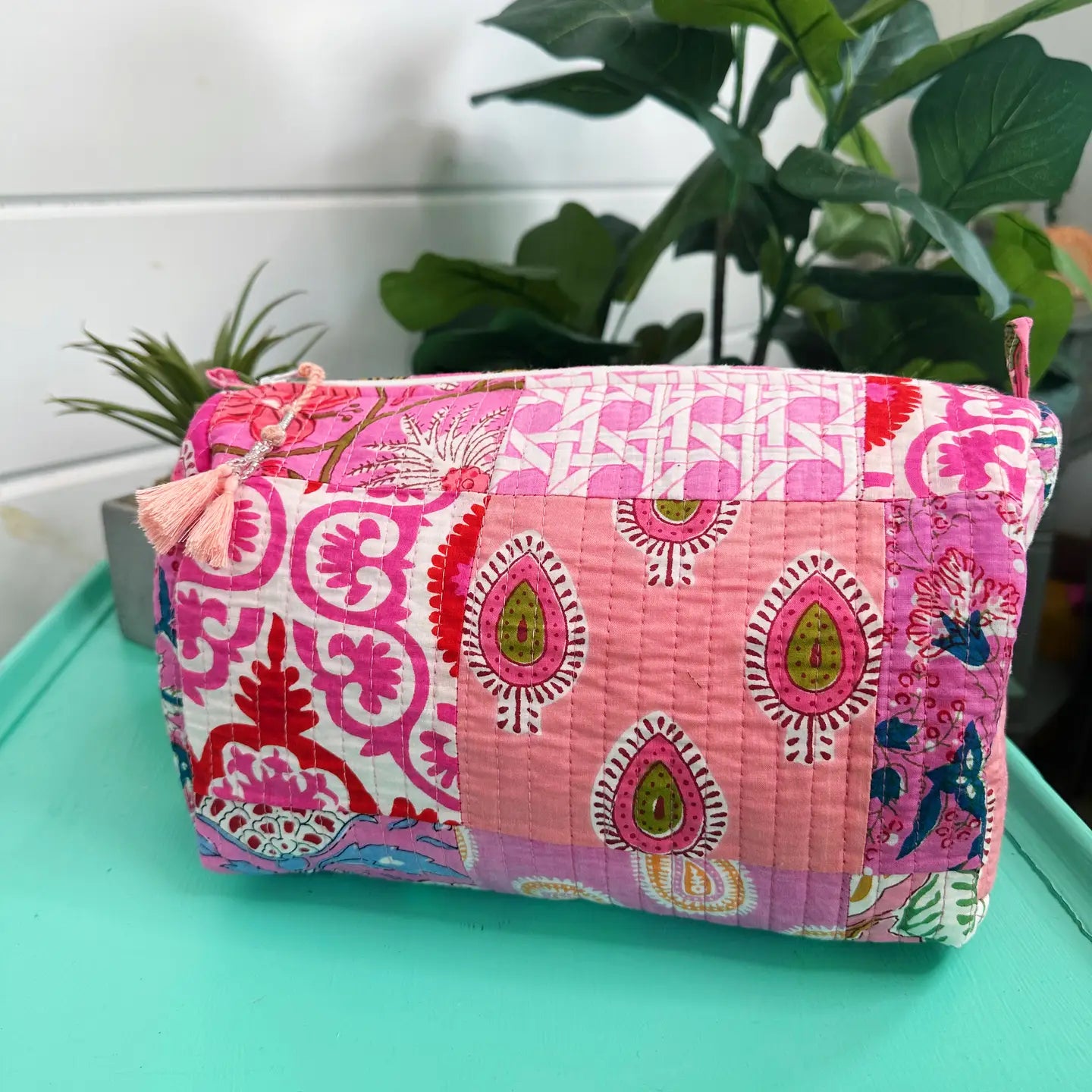 Quilted Makeup Bag