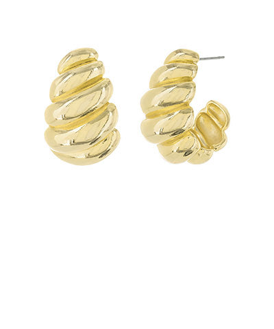 Chunky Twist Hoops