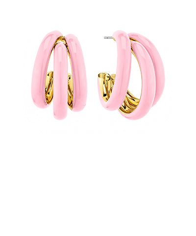 Perfect Pink Hoops