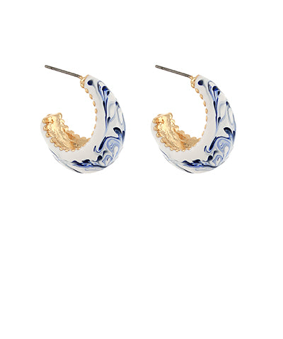 Jenna Huggie Earrings