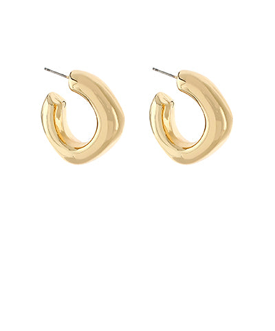 Puffy Square Hoops