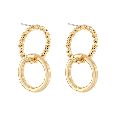 Circle Link Earrings