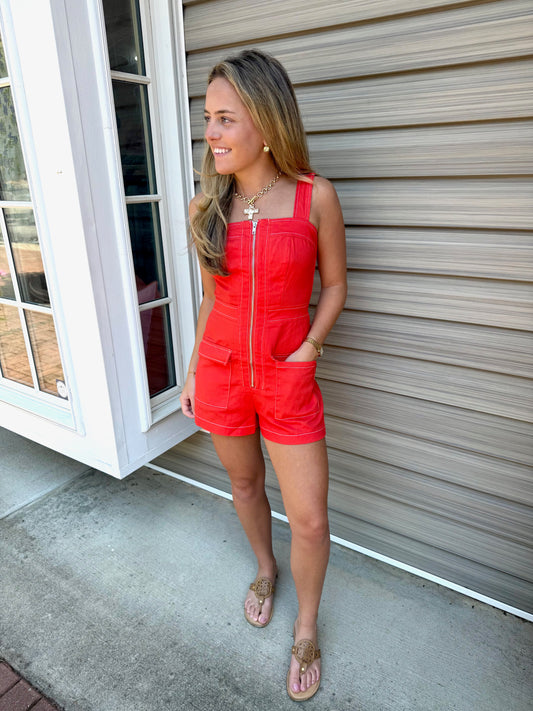 Sunset Chic Romper