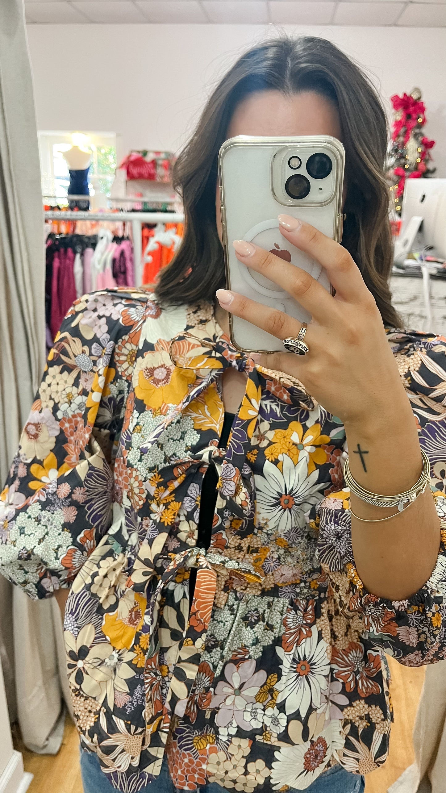 Betsy Floral Tie Top