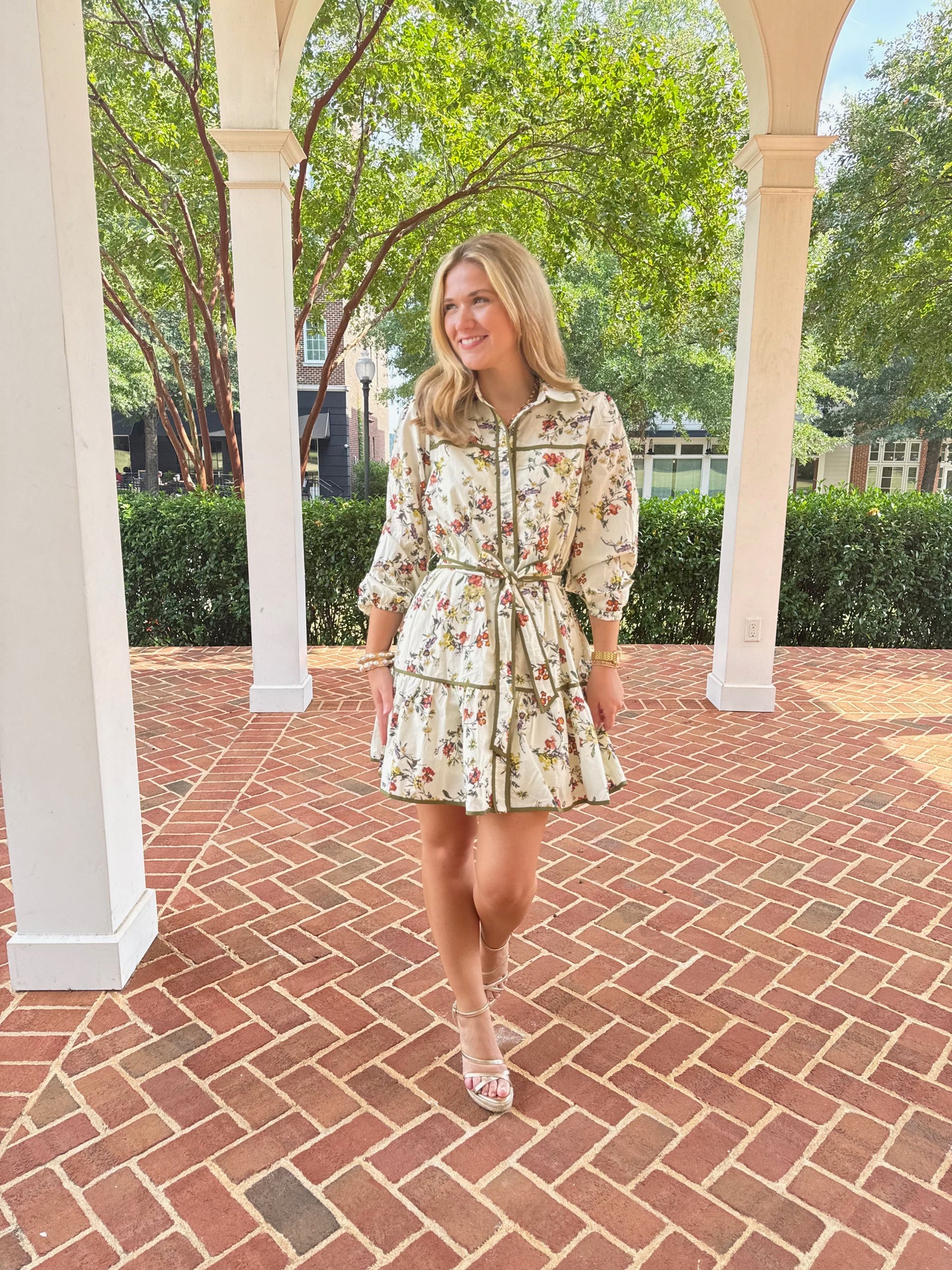 Long Sleeve Floral Mini