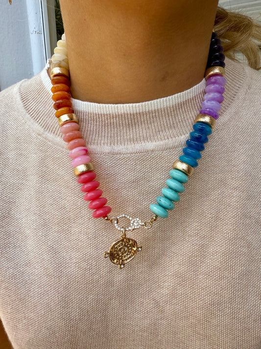 Beaded Charm Necklace