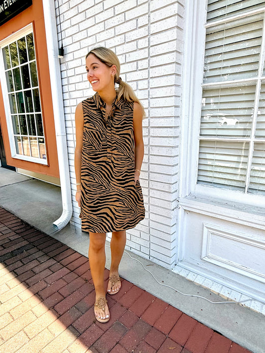 Tiger Flare Dress
