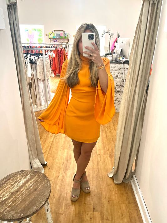 Dramatic Flared Mini Dress