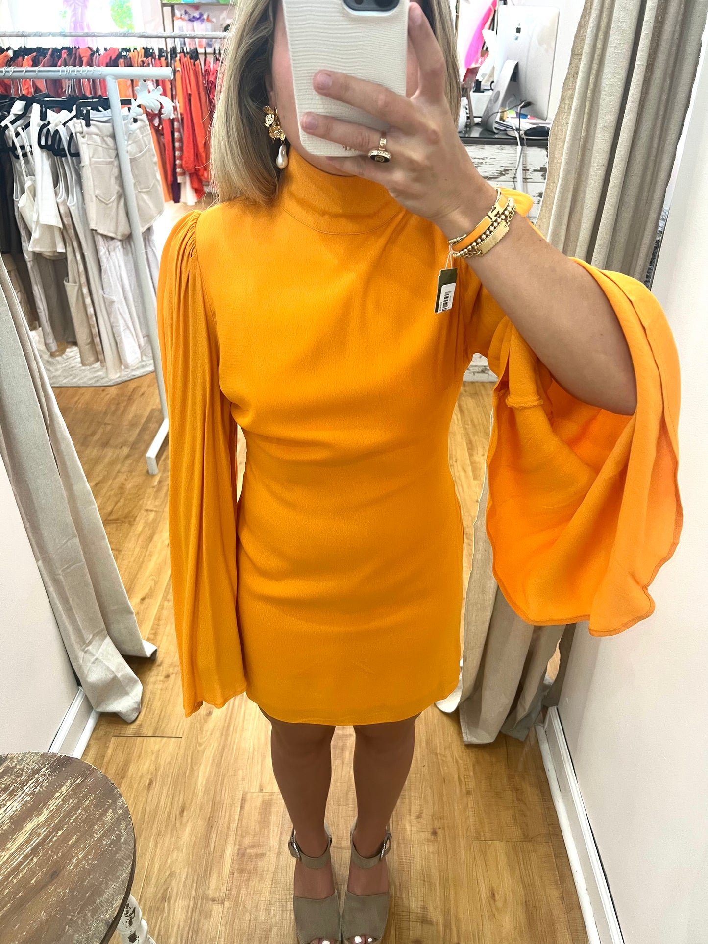 Dramatic Flared Mini Dress