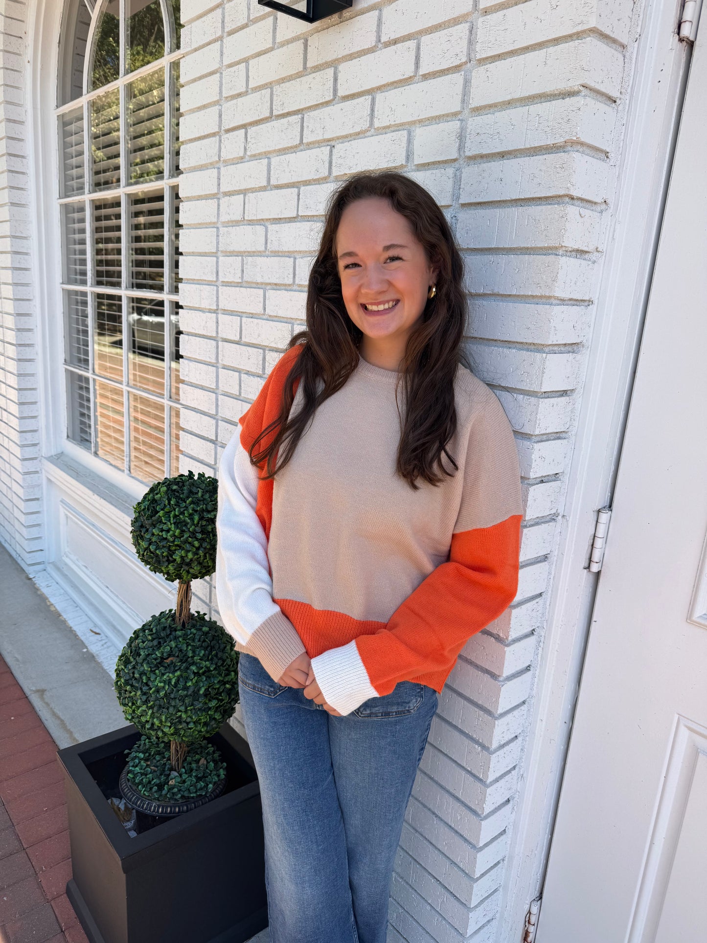 Callie Color Block Sweater