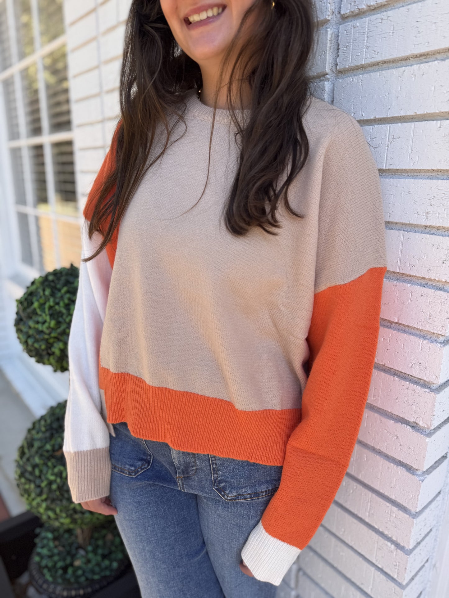 Callie Color Block Sweater