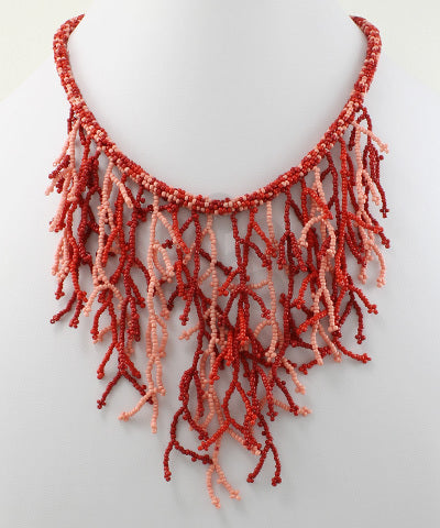 Coral & Sun Necklace