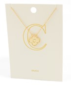 Clover Initial Necklace