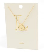 Clover Initial Necklace