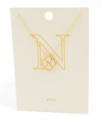 Clover Initial Necklace